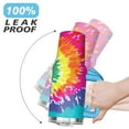 thumbnail image 6 of 40oz Boho Tie Dye Stainless Steel Flip Straw Tumbler Spill Proof Travel Cup Double Wall Vacuum Insulated Coffee Mug with Top Handle, 6 of 6