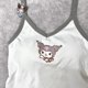 thumbnail image 1 of Camiseta sin mangas Kawaii My Melody para mujer, Anime japonés Sanrio Kuromi Hellokitty Y2K Sweet Girl, correa sin mangas con almohadilla para el pecho, 1 of 4