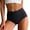 Black, variant on Women's Panties Soft Breathable High Waisted Seamless Bikini Underwear For Everyday Comfort Women's Boy Shorts Underwear Size 8