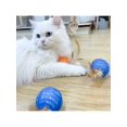 thumbnail image 3 of 1pc Random Color Cat Grinding Claw Toy With Feathers, Beads, Rope And Ball Design, 3 of 5