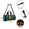 thumbnail image 5 of Hippocampus Dance Bag for Sports, Weekender, Gym, and Swim. 17.7 Inches Size with Interior Zipper Pocket and Large Capacity., 5 of 6