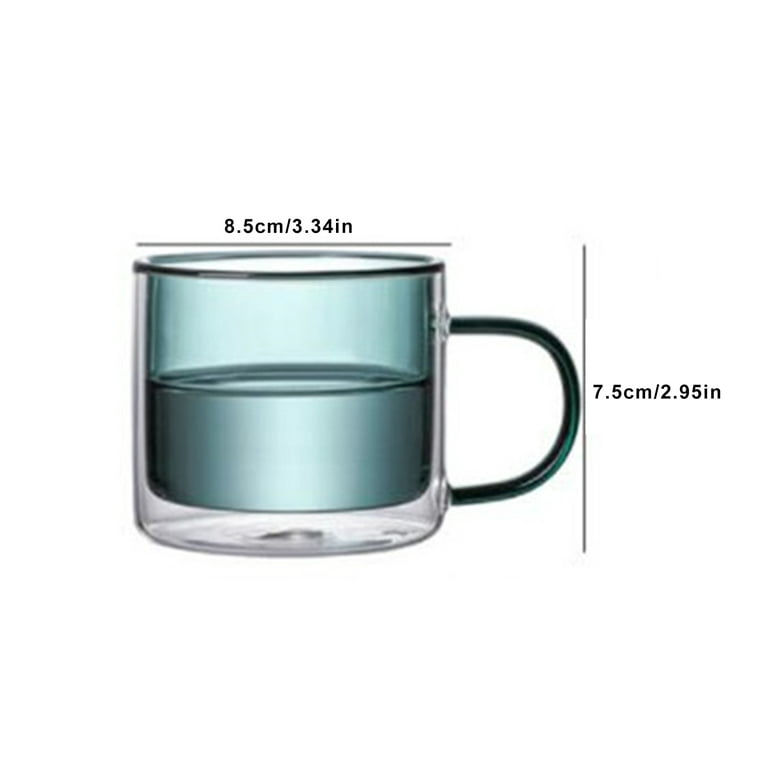 Claplante Glass Coffee Mugs Set of 8, 15 oz Large Capacity Glass Coffee  Mugs with Handles, Clear Cof…See more Claplante Glass Coffee Mugs Set of 8,  15