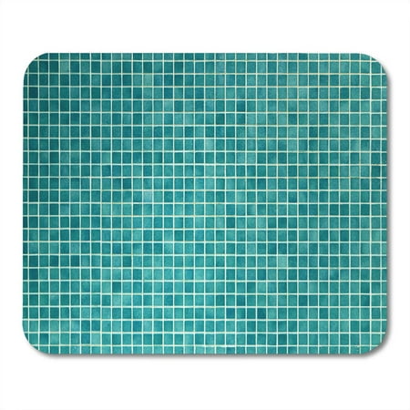 KDAGR Green Bathroom Wall and Floor Mosaic Tiles in Azure Blue Pool Porcelain Mousepad Mouse Pad Mouse Mat 9x10