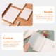 thumbnail image 2 of 6 unids Transparente Memo Nota Nota Adhesivo Nota Pads Impermeable Memo Pad 50 Hojas / Pad, 2 of 7