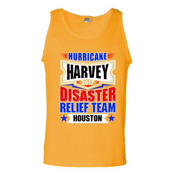 Hurricane Harvey Disaster Relief Team Houston 2017 DT Adult Tank Top