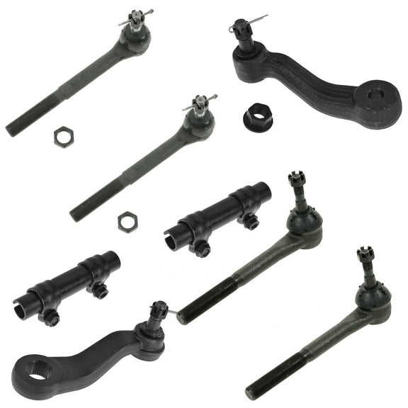 Idler Pitman Arm Tie Rod End Adjusting Sleeve Steering Suspension Kit Set 8pc Fits select: 1993-2000 CHEVROLET GMT-400, 1995-2000 CHEVROLET TAHOE