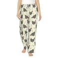 thumbnail image 2 of Goofa Funny Chicken Printed Soft Pajama Pants for Women, Wide Leg Comfy Casual Lounge Yoga Pants-Large, 2 of 9