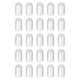 thumbnail image 1 of Uxcell 100Pcs Round Rubber End Caps 8.5mm ID Bolt Covers Screw Protectors Translucent, 1 of 7