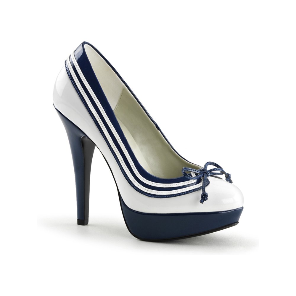 ladies navy platform shoes