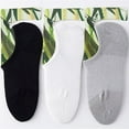 thumbnail image 3 of NUZYZ 6 Pairs Men Women Bamboo Fiber Loafer Boat Socks Liner Low Cut No Show Socks, 3 of 8