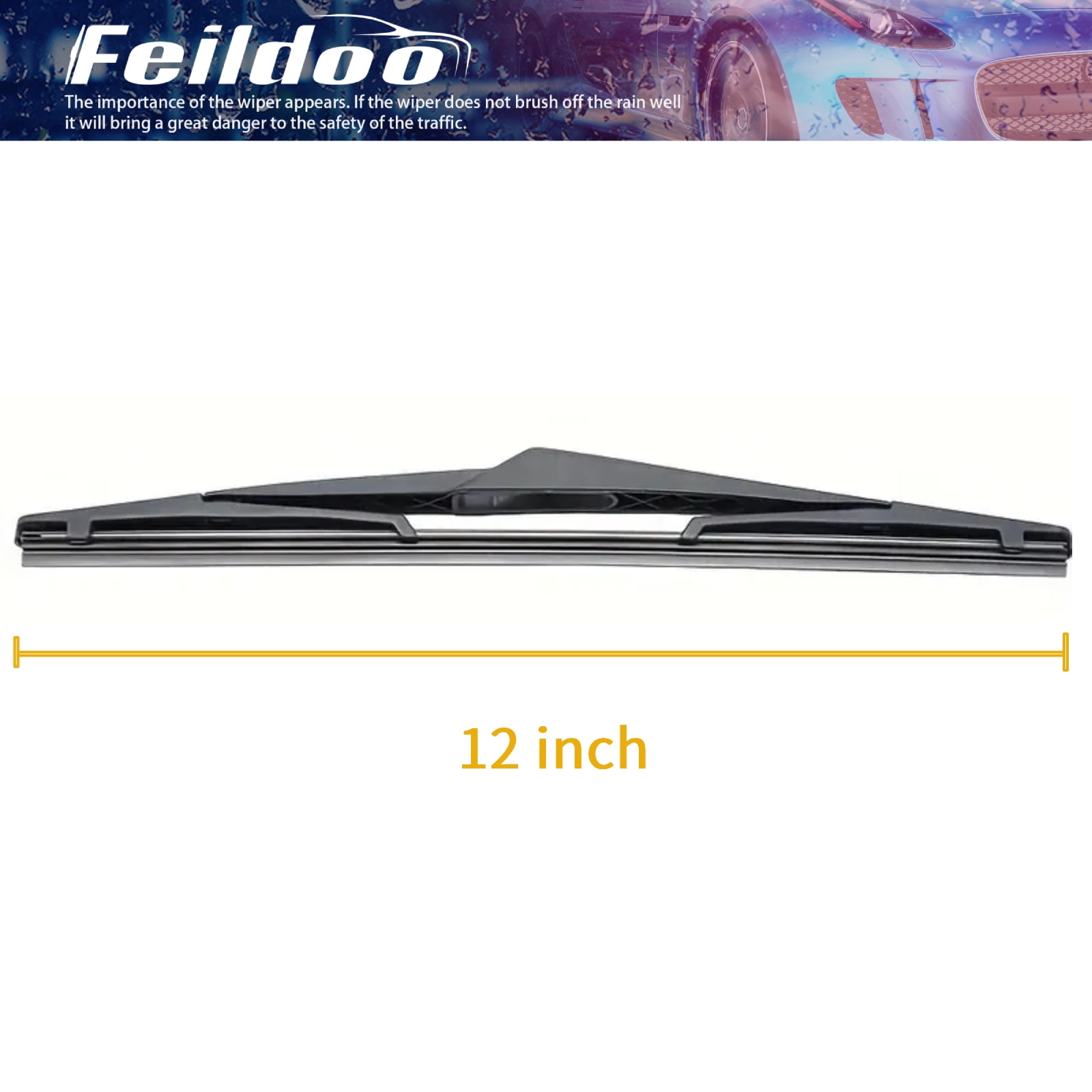 Feildoo Front & Rear Windshiled Wiper Blades Fit For Nissan Rogue 2008-2013, Pack of 3, Y20B5B5S