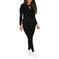 thumbnail image 4 of Ensemble de Yoga pour Femmes Mode Ensemble de Sport 2 Pcs Manches Longues, 4 of 9