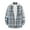Light Blue, variant on Button Down Plaid Shirts for Men Lapel Collar Long Sleeve Coats Plus Size Casual Loose Fit Checkered Tops with Pocket White 10(XL)