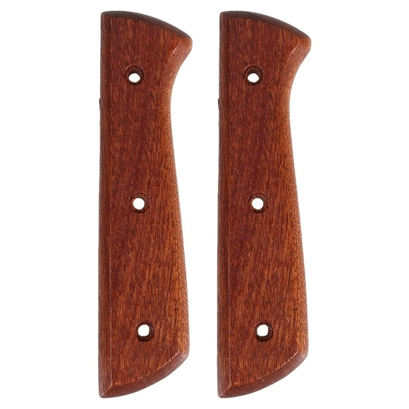 KAKOWELY Manche en Bois 1 Paire Manche de Couteau en Bois Remplacement Poignée Antidérapante pour Couteau de Chef Manche en Bois Remplacement Antidérapant Facile à Installer5.12"X1.18"X0.39 Pouces