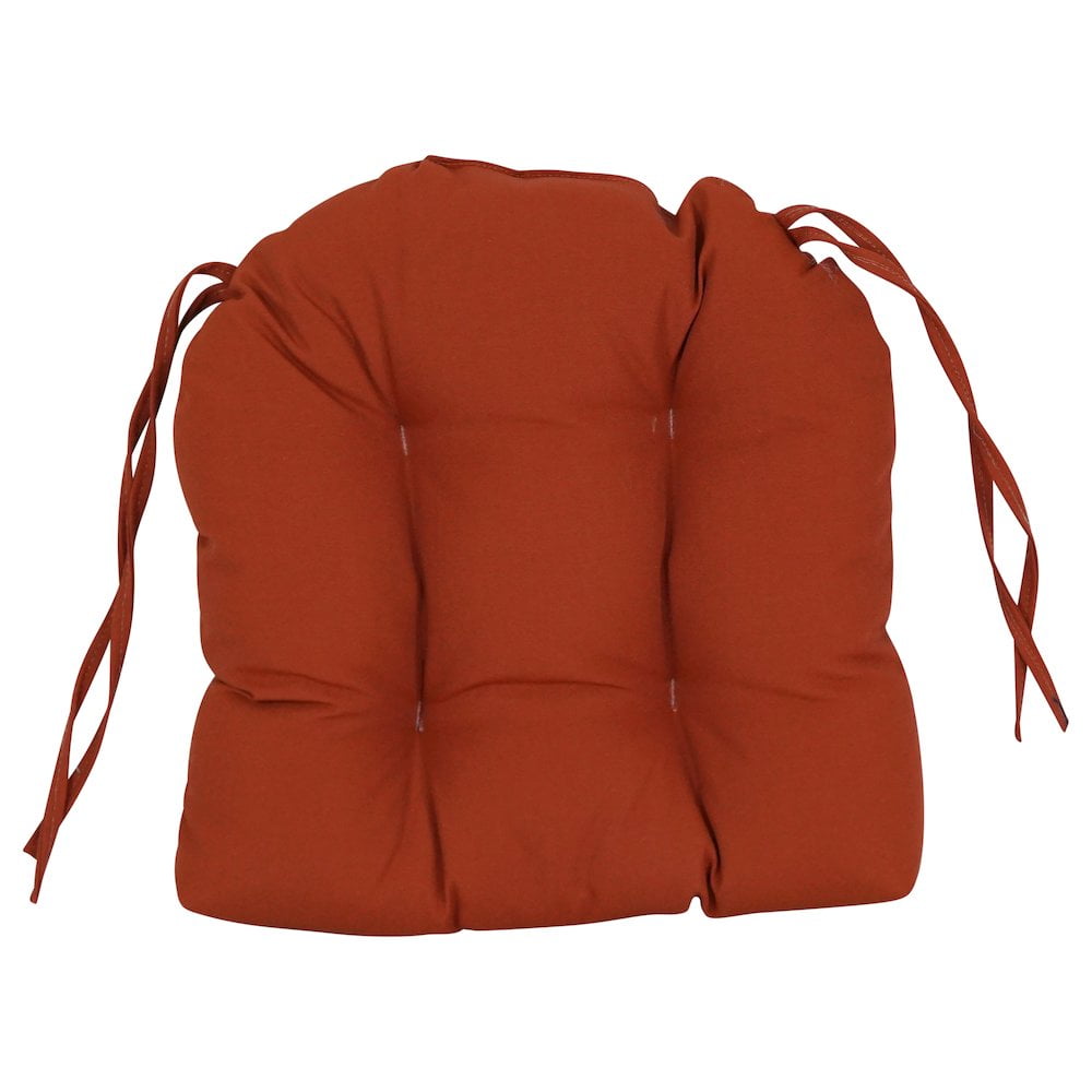 Blazing Needles 16-inch Premium Olefin Tufted Outdoor Chair Cushions (Set of 6)