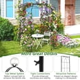 thumbnail image 6 of Patiojoy Birdcage Shape Garden Arch 9.4 x 6.8FT Heavy Duty Arch Trellis for Climbing Plants, 6 of 8