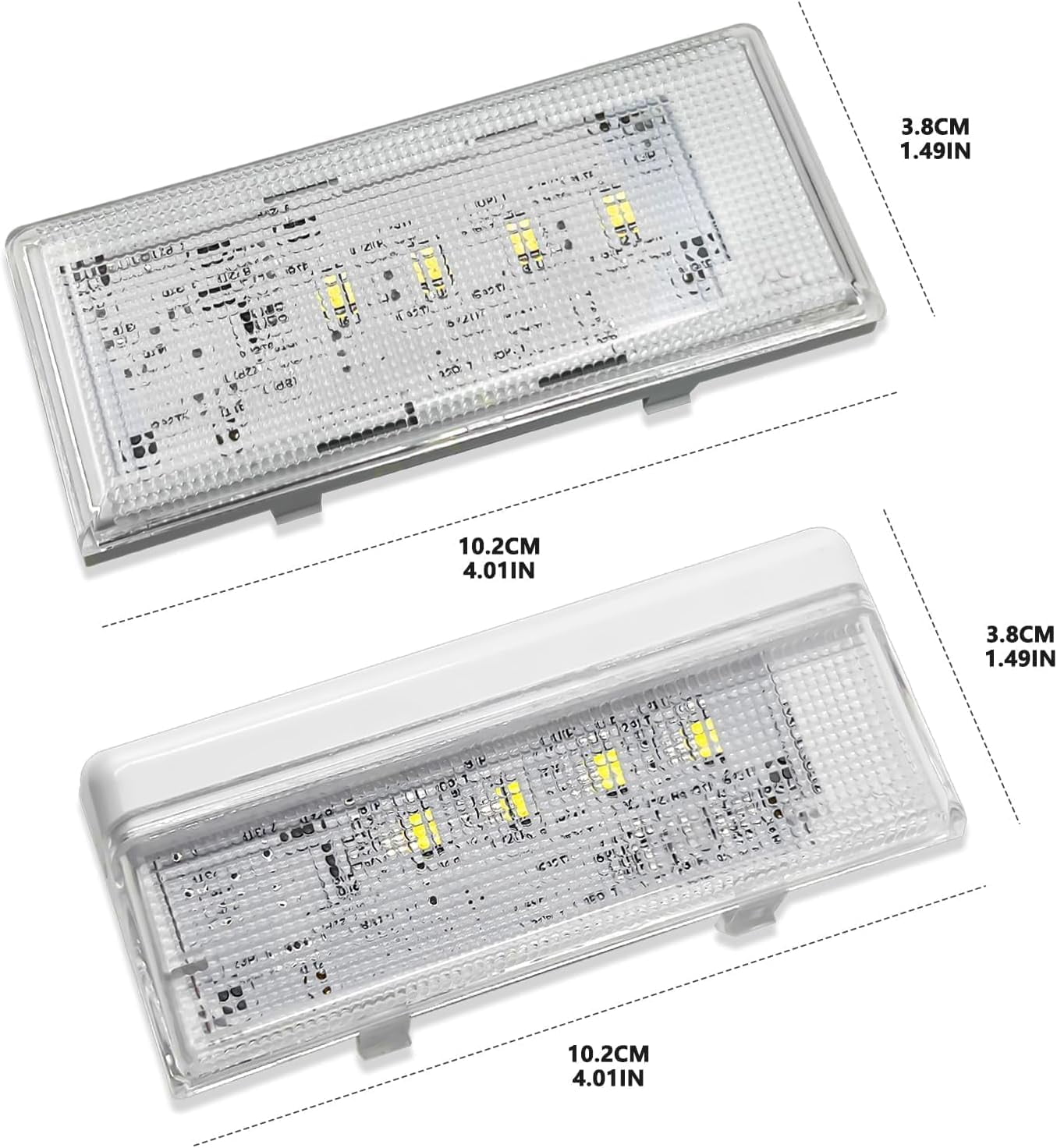 W10515058 W10515057 Refrigerator LED Light 3 Pcs Replacement Compatible With Kenmore Maytag Whirlpool