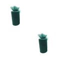 thumbnail image 4 of fastboy Rouleau de Tulle Polyester Disponible Grand Gamme d'Utilisations pour Mariages DIY Essentiels de Mariage Vert malachite 2Ensemble, 4 of 6