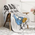 thumbnail image 3 of 【Father's Day】Funny Birthday Gift for Dad Husband, Dad Is Not Sleeping Flannel Blanket, Fathers Day Dads Gifts From Daughter Son, Super Soft Throws Blanket for Couch and Napping, 3 of 8