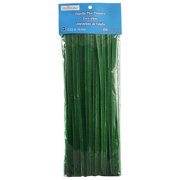 12 Packs: 100 ct. (1,200 total) Chenille Pipe Cleaners by Creatologyâ„¢