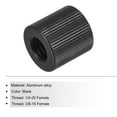 thumbnail image 3 of Mic Stand Adapter 1/4-20 Female to 3/8-16 Female Screw Thread Adapter for Microphone Tripod Stand Black 4 Pcs, 3 of 6