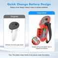 thumbnail image 3 of Baoyemes VR accessories for Oculus/Meta Quest 3, silicone anti slip handle cover, easy to replace battery, adjustable finger strap, 3 of 8