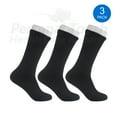 thumbnail image 5 of Diabetic Socks Men's & Women Crew Style Physicians Approved Socks, 3 Pairs, Size 13-15, (Black), 5 of 5
