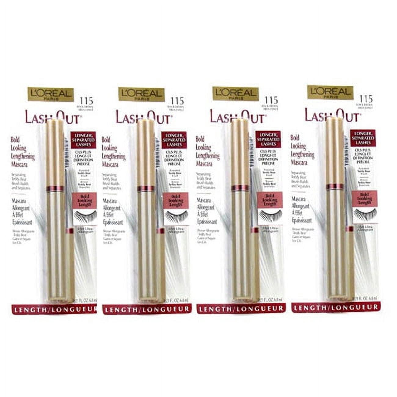 Lot of 3 L'Oreal Lash Out Black Brown Mascara #115