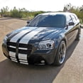 thumbnail image 2 of Spec-D Tuning Chrome LED Dual Halo Projector Headlights Compatible with 2005-2007 Dodge Magnum, Left + Right Pair Headlamps Assembly, 2 of 5