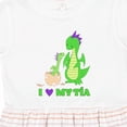 thumbnail image 4 of Inktastic I Love My Tía Girls Toddler Dress, 4 of 5