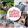 thumbnail image 6 of Cloak Hooded Blankets Pink Strawberry Wearable Blanket for Adults Kids for Bed Sofa Bedding, 6 of 6