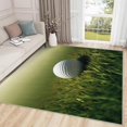 thumbnail image 1 of Sports Golf Area Rugs, 3D Ball Green Carpet, Washable Non Slip Low Pile Soft Rug for Living Room Bedroom Decor Mat 5ftx8ft, 1 of 8