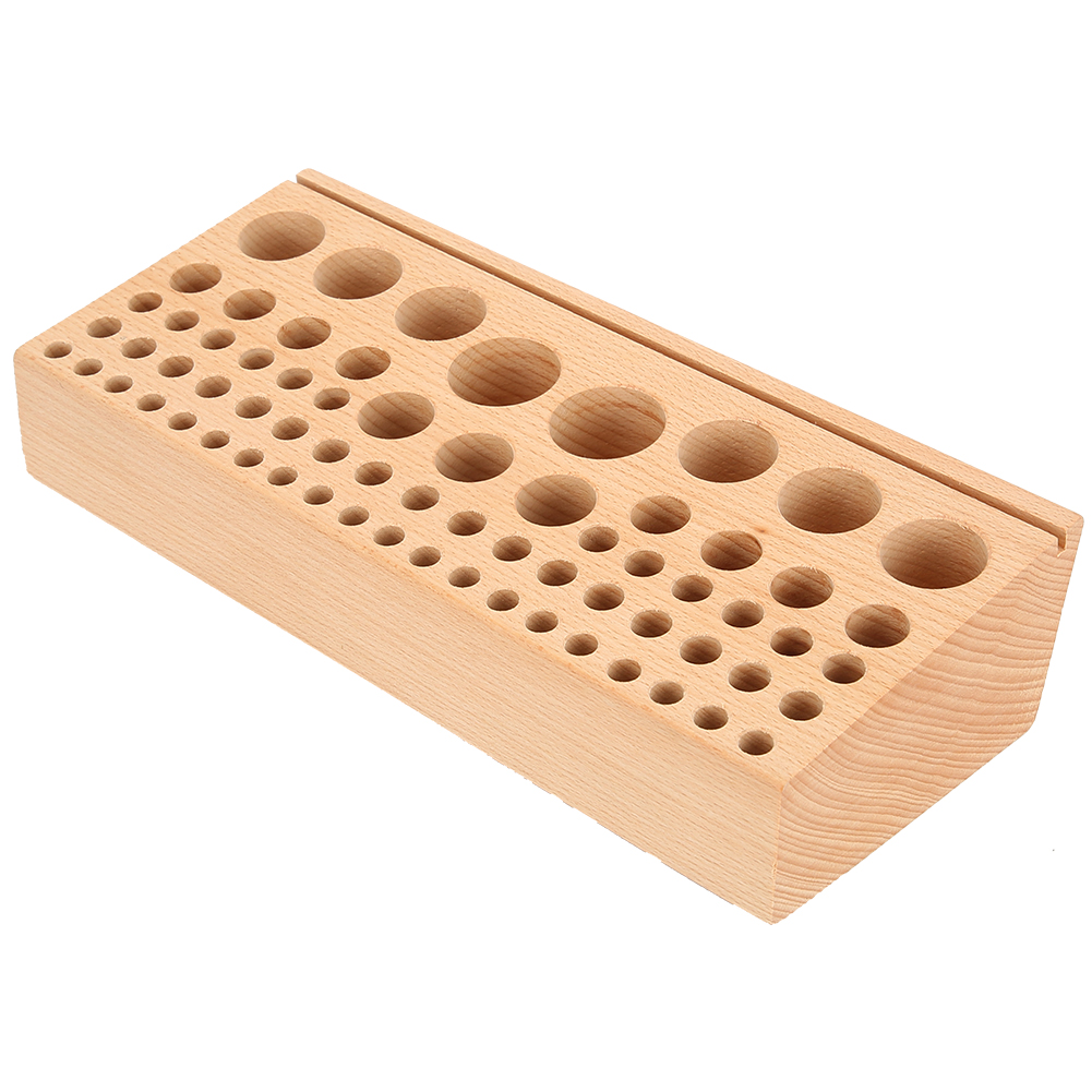 Leather Tool Holder, 68 Holes Convenient Drilling Storage Box Leather Tool Stand, DIY Crafts For
