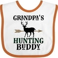 thumbnail image 3 of Inktastic Bow Hunter Grandpa Hunting Buddy Boys Baby Bib, 3 of 4