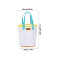 thumbnail image 3 of Transparent Cosmetic Tote Bag with Handles Travel Organizer Makeup Pouch Carry On Washable Toiletry Bag for Women Beach, 3 of 8