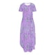 thumbnail image 3 of Vestidos de Verano de Mujer Casual Cuello Redondo Bolsillos de Manga Corta Impresión Vestido Largo, Vestido Ligero de Poliéster para Diario, Fiesta Y Primavera, 3 of 6