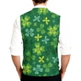 thumbnail image 4 of St. Patrick's Day Sweater Vest for Men V-Neck Sleeveless Button Up Cardigan Saint Patrick's Day Vest Sweater, 4 of 4