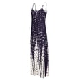 thumbnail image 4 of Robe de Soirée Élégante Grande Taille pour Femmes Mode Été Longue Robe avec Bretelles, 4 of 6