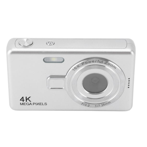 Cámara Digital, Cámara para Niños de 12MP 1080p, Enfcoque Autico Con Zoom de 16x, Cámara Compacta Portátil Pequeña de Apuntar y disparar, Para Niños, Estudiantes, Niños