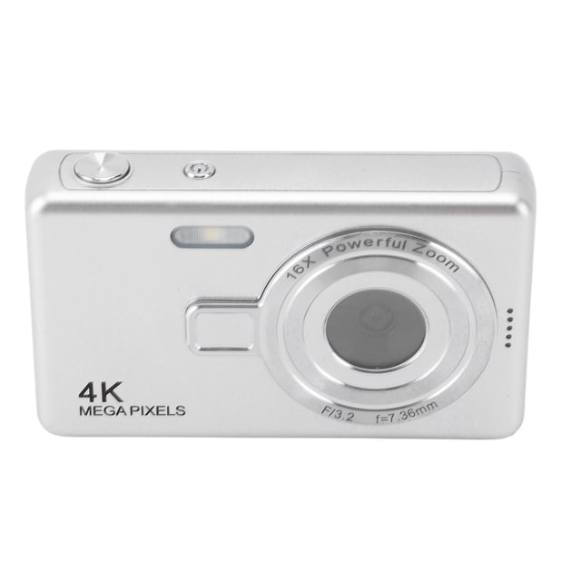 Cámara Digital, Cámara para Niños de 12MP 1080p, Enfcoque Autico Con Zoom de 16x, Cámara Compacta Portátil Pequeña de Apuntar y disparar, Para Niños, Estudiantes, Niños
