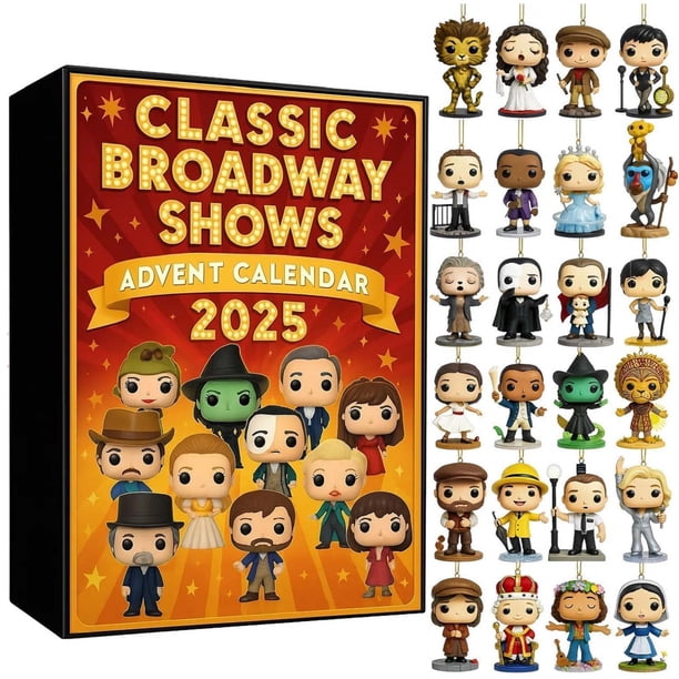 Calendario Cuenta Atrás 2025 Adviento 24 Días para El (Broadway)