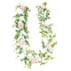 thumbnail image 1 of Enredaderas verdes y rosas champán combinadas para formar una rosa para bodas, chimeneas y hogares., 1 of 2