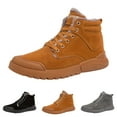 thumbnail image 5 of NOKIO Men'S Snow Boots Men'S High Top Snow Boots Fashion Casual Trainers Breathable Flat Casual Shoes Winter Padded Warm Men'S Boots Men'S Leisure Snow Field Shoes, 5 of 5