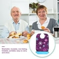 thumbnail image 3 of 1pc adulto babero comedor babero impermeable comida comiendo delantal para personas mayores ancianos, 3 of 6