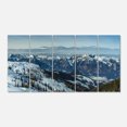 thumbnail image 2 of White Ski Slope Panoramic View - Landscape Artwork Canvas, 2 of 3