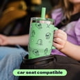 thumbnail image 3 of YAYA My First Travel Tumbler for Preschool & Kids 3+, Insulated Stainless Steel Tumbler with Reusable Silicone Straw & Spill-Proof Lid, Cup Holder Compatible, BPA-Free, 12oz, Zombies, 3 of 7