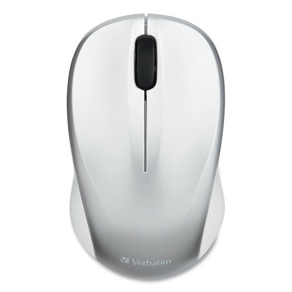 Silent Wireless Blue Led Mouse, 2.4 Ghz Frequency/32.8 Ft Wireless Range, Left/right Hand Use, Silver | Bundle of 10 Each