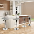 thumbnail image 2 of Set de 2 Sillas de Bar HOMEMAKE FURNITURE Color Gris Altura Ajustable Giratorio 360, 2 of 7