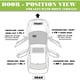thumbnail image 4 of Juego de 4 manijas exteriores de puerta trasera izquierda y derecha para Sienna White 1998-2003 69220-08010 69230-08010, 4 of 5