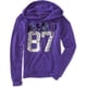thumbnail image 1 of Suéter con capucha Aeropostale Aero 87 Animal Print para mujer morado extragrande, 1 of 1
